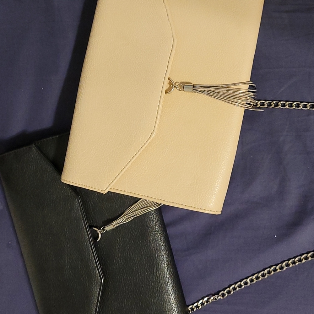 2 cluch Cream and Black